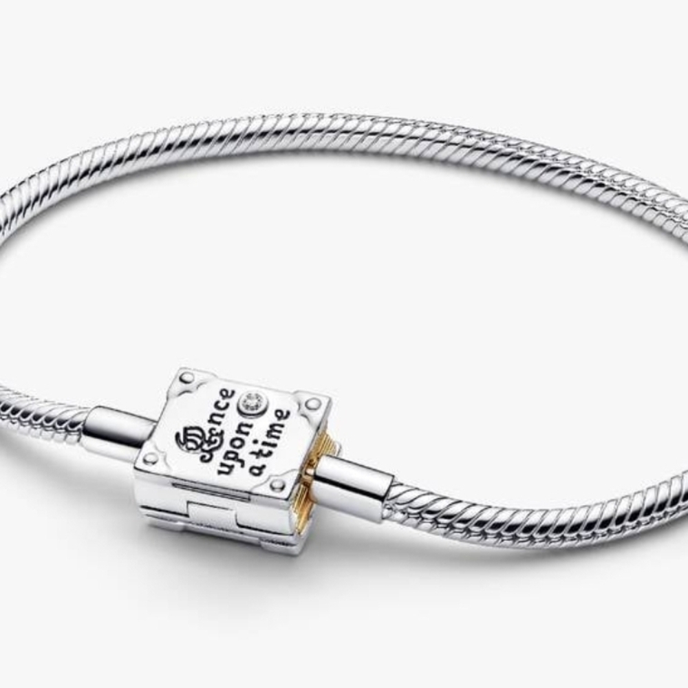 Authentic NEW Pandora Disney Princess Storybook Lab-grown Diamond Bracelet 14KGP